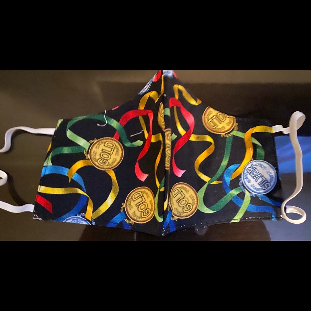 Themed Design Reversible Face Mask “Medals”